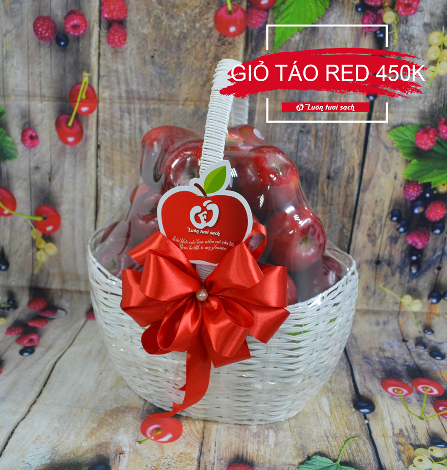 Giỏ quà táo Red Mỹ