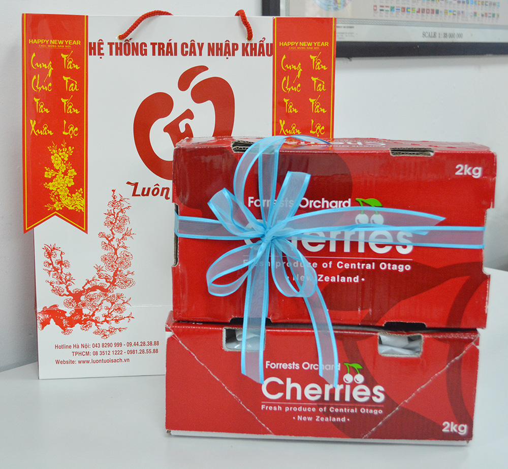 Thùng Cherry New Zealand 2kg