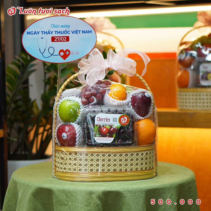 TC39 - Giỏ quà hoa quả nhập khẩu