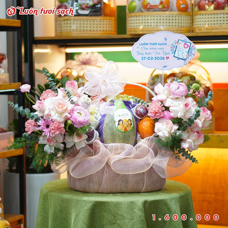 TC18 - Lẵng hoa quả cao cấp