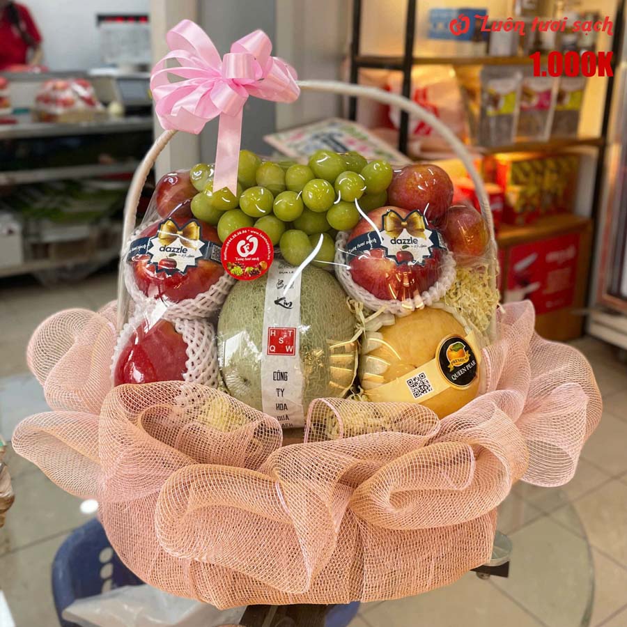 TC38 - Giỏ quà hoa quả nhập khẩu