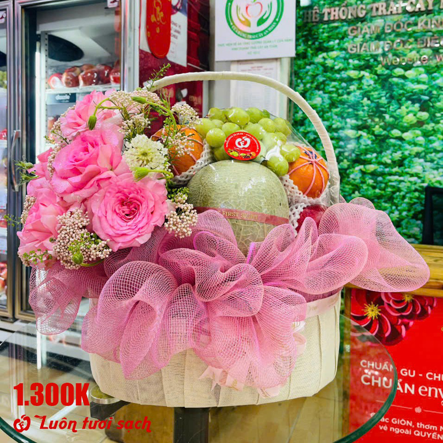 TC19 - Lẵng hoa quả cao cấp