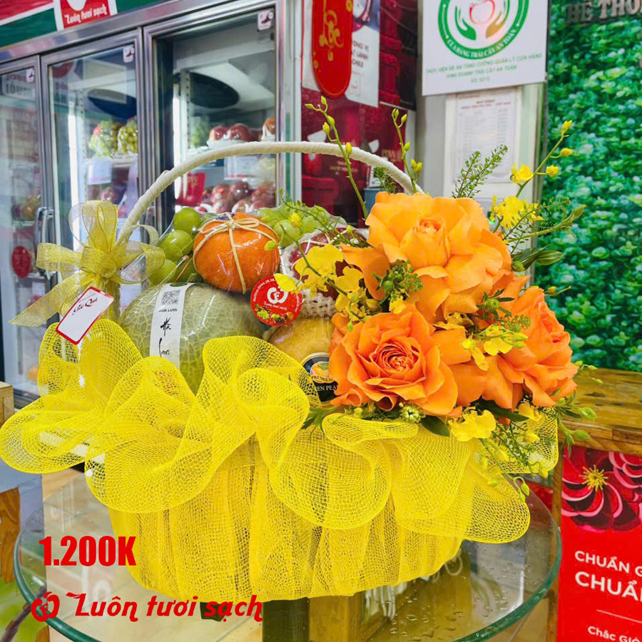 TC34 - Lẵng hoa quả cao cấp