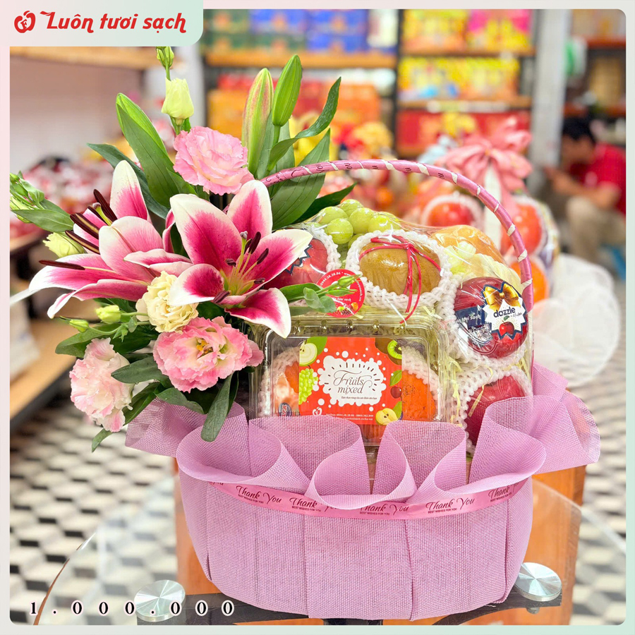 TC26 - Giỏ quà hoa quả nhập khẩu